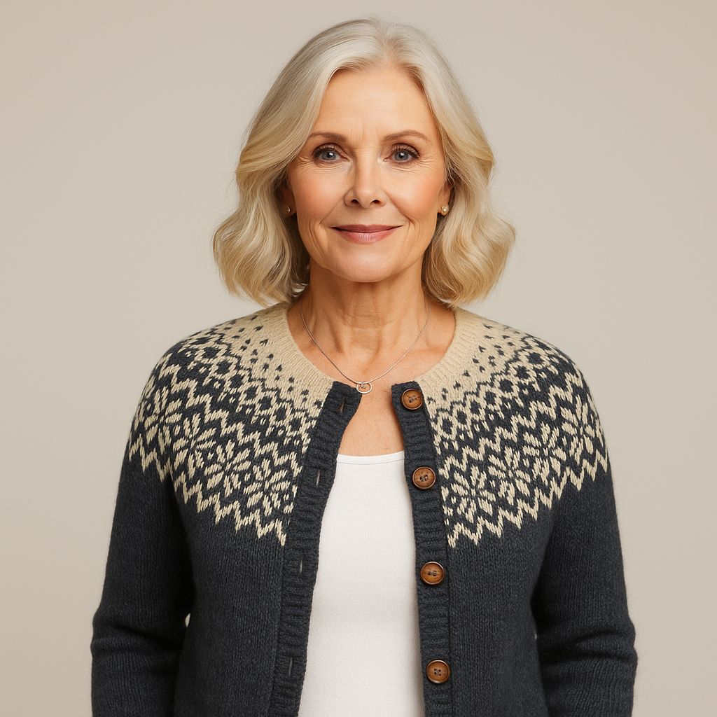 Laera & Cole - Classic Vintage Wool Knit Cardigan