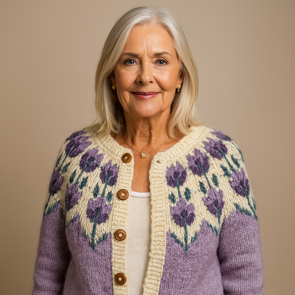 Laera & Cole - Classic Icelandic Wool Vintage Cardigan