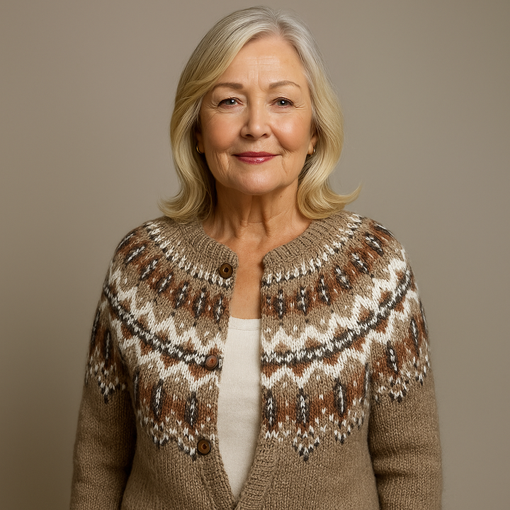 Laera & Cole - Classic Icelandic Wool Vintage Cardigan