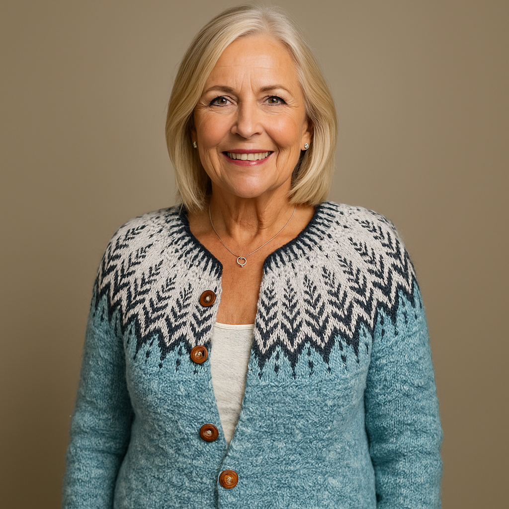 Laera & Cole - Retro Icelandic Wool Cardigan