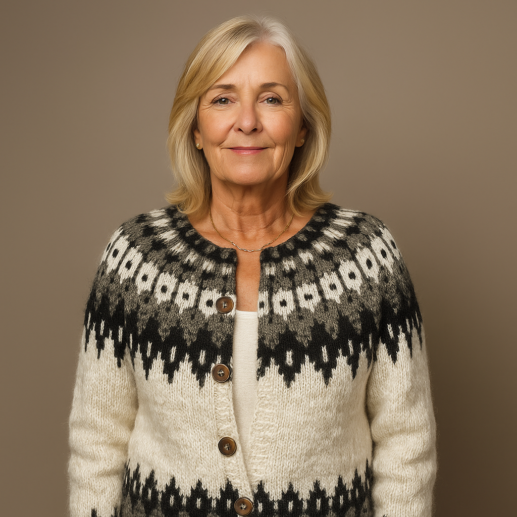 Laera & Cole - Classic Icelandic Wool Cardigan