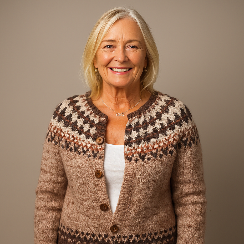 Laera & Cole - Retro Icelandic Wool Cardigan