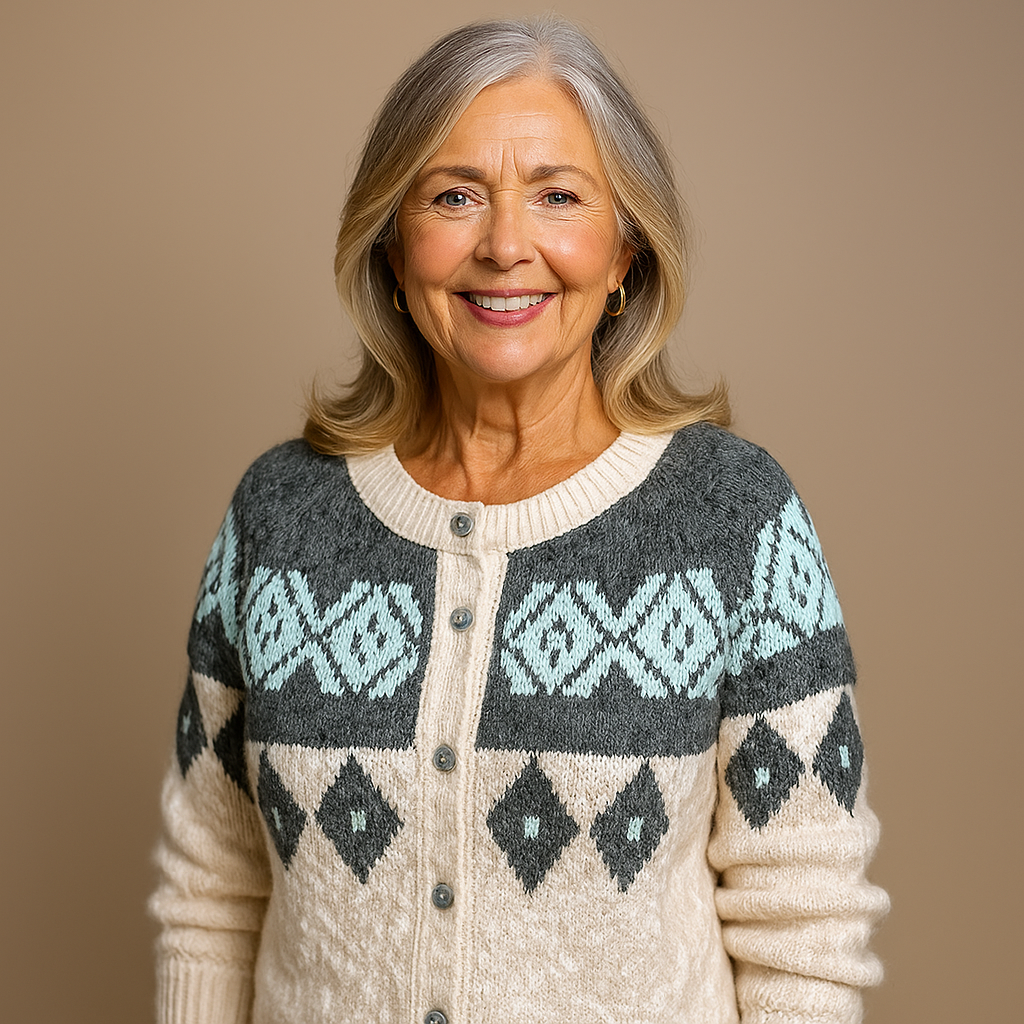 Laera & Cole  - Retro Icelandic Wool Cardigan