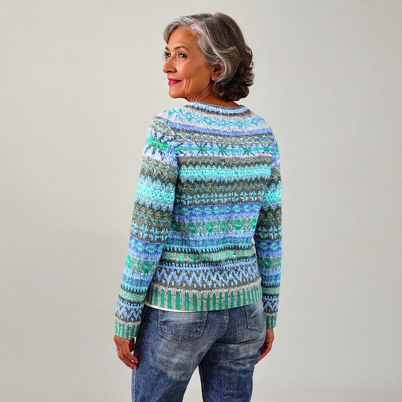 Laera & Cole - Classic Icelandic Wool Knit Sweater