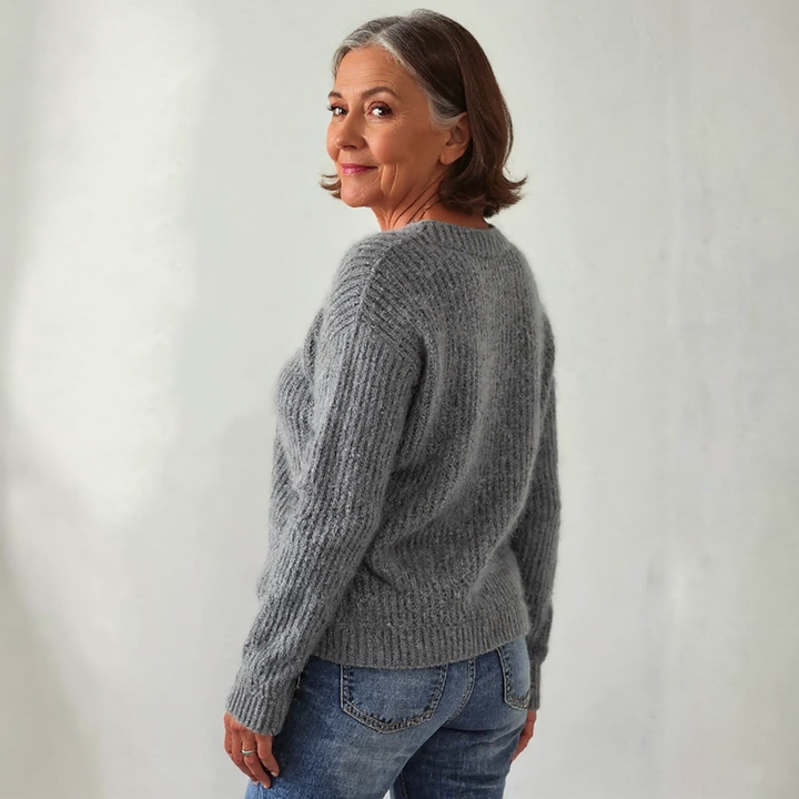 Laera & Cole - Classic Icelandic Wool Knit Sweater