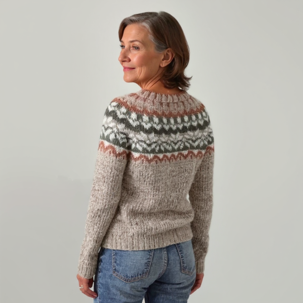Laera & Cole - Classic Icelandic Wool Knit Sweater