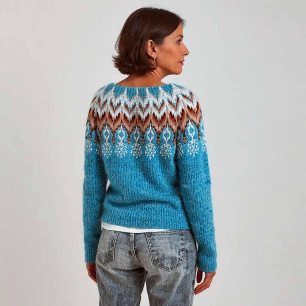 Laera & Cole - Classic Icelandic Wool Knit Sweater