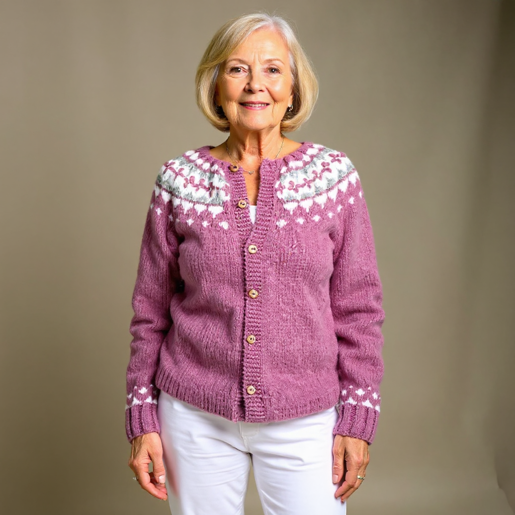 Laera & Cole - Retro Icelandic Wool Cardigan