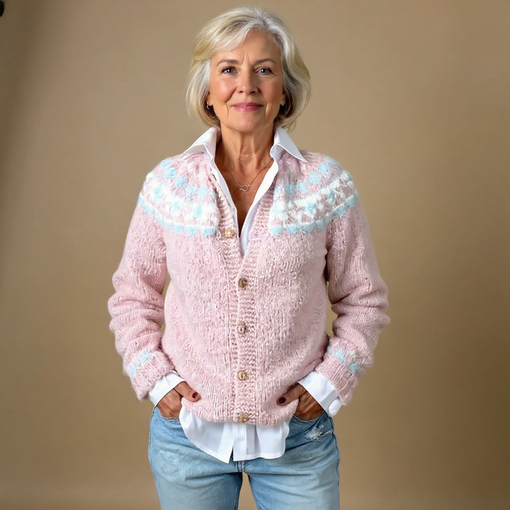 Laera & Cole - Classic Icelandic Wool Vintage Cardigan