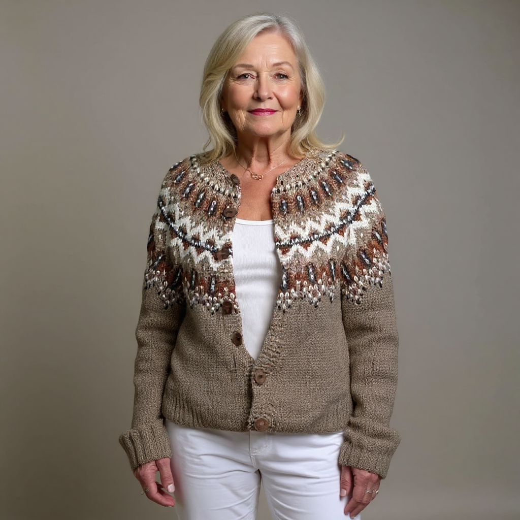 Laera & Cole - Classic Icelandic Wool Vintage Cardigan