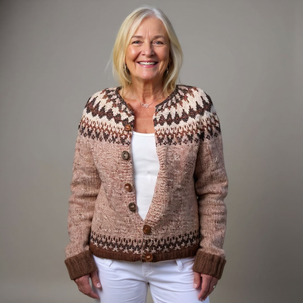 Laera & Cole - Retro Icelandic Wool Cardigan