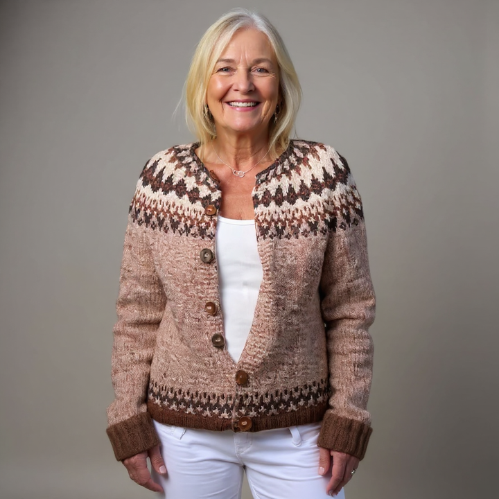 Laera & Cole - Retro Icelandic Wool Cardigan