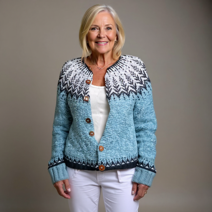 Laera & Cole - Retro Icelandic Wool Cardigan