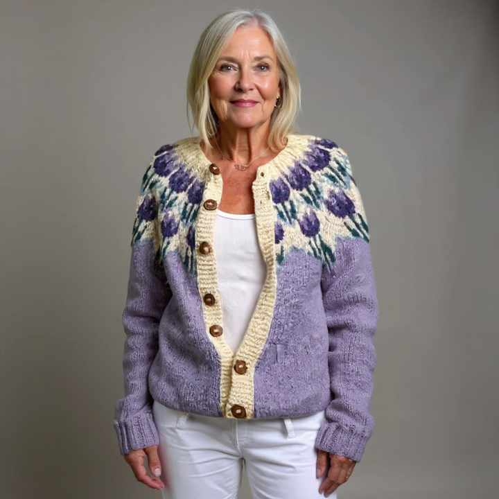Laera & Cole - Classic Icelandic Wool Vintage Cardigan