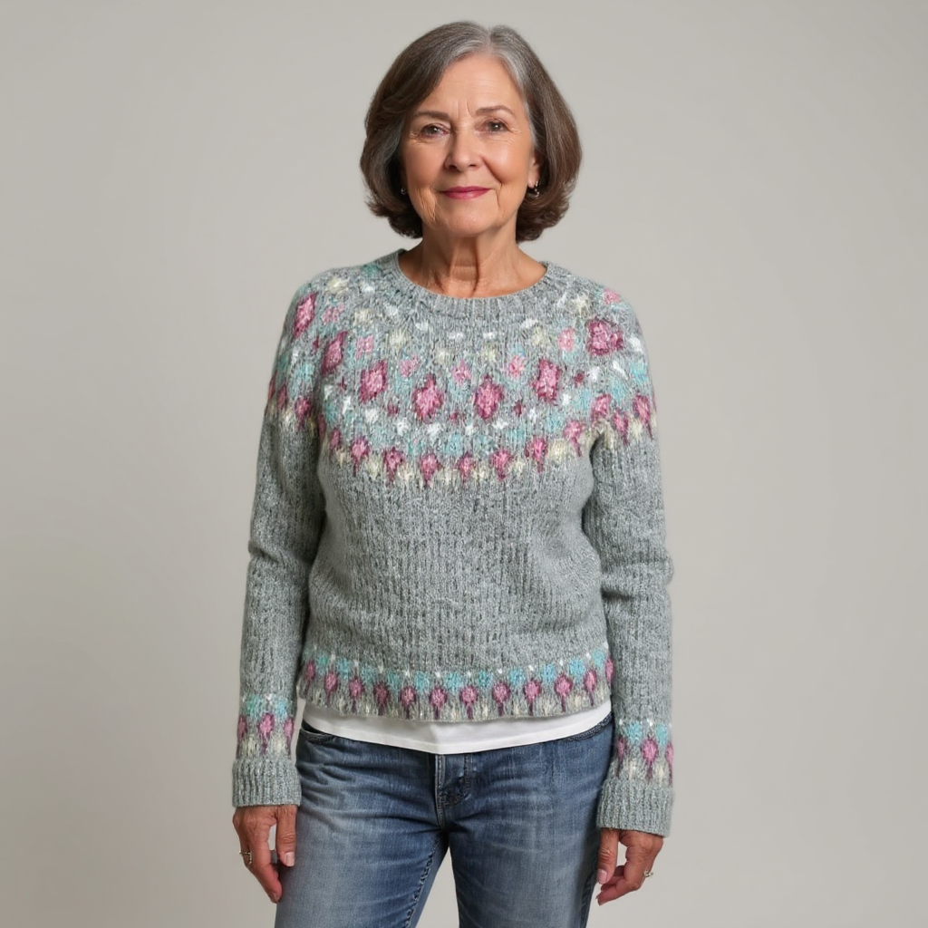 Laera & Cole - Classic Icelandic Wool Knit Sweater