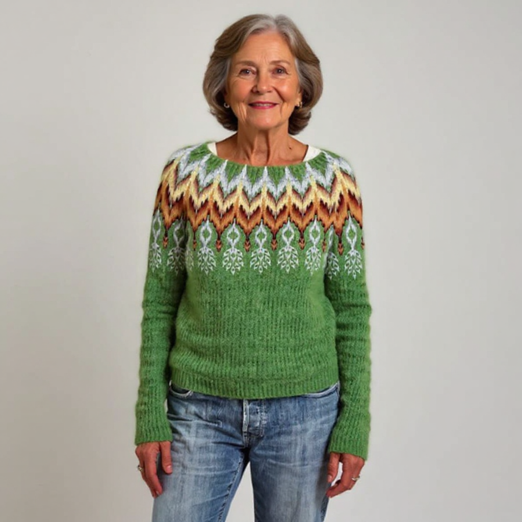 Laera & Cole - Classic Icelandic Wool Knit Sweater