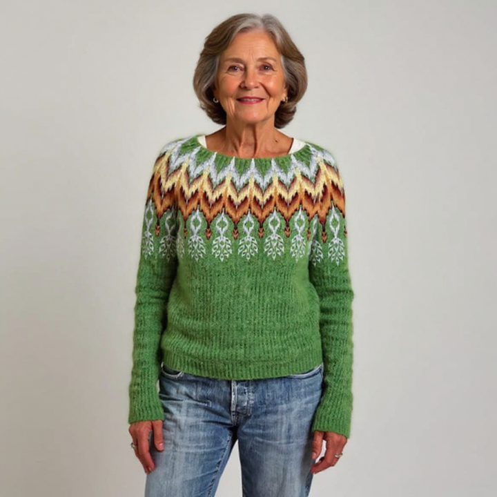 Laera & Cole - Classic Icelandic Wool Knit Sweater