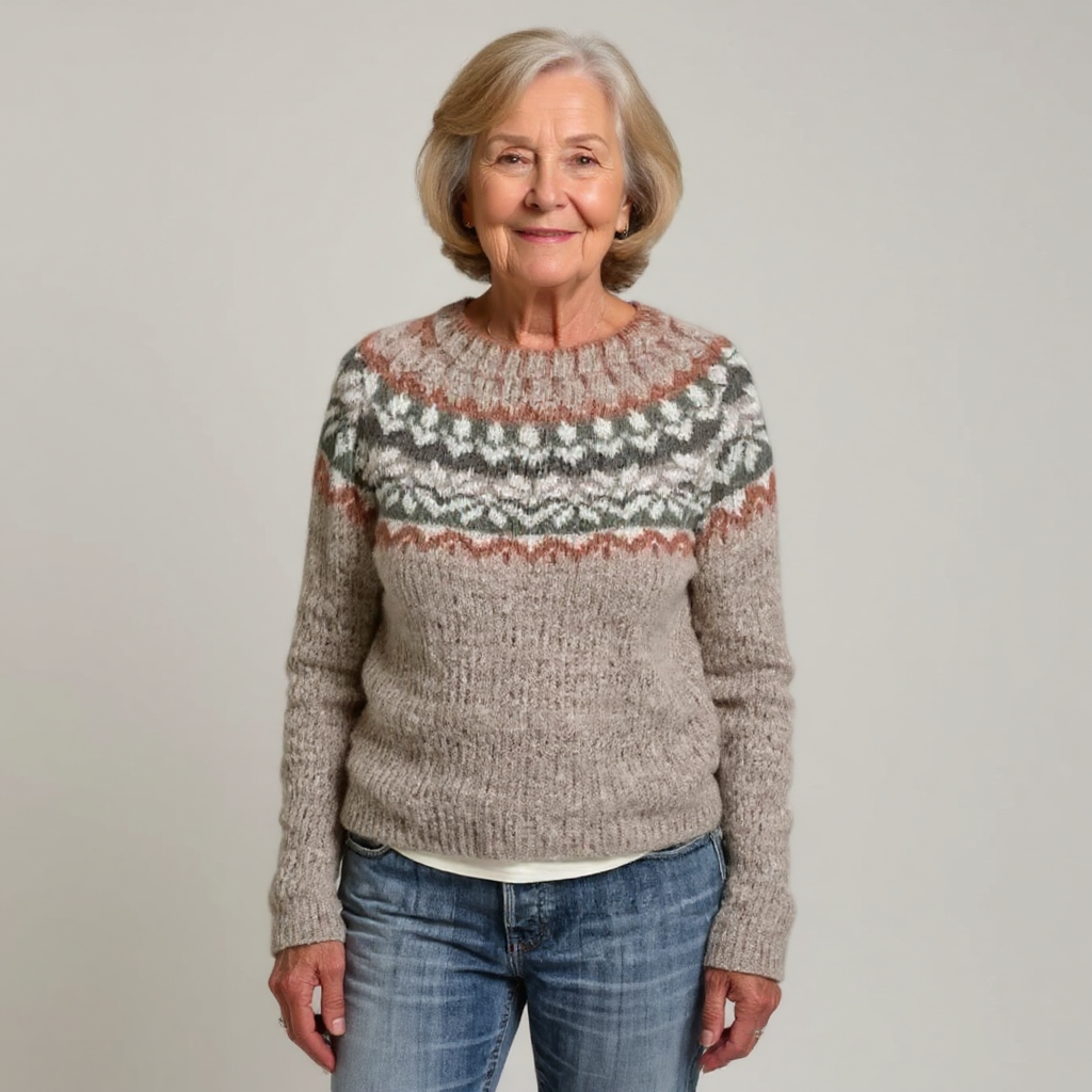 Laera & Cole - Classic Icelandic Wool Knit Sweater