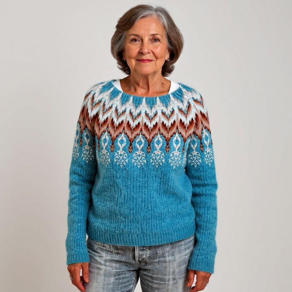 Laera & Cole - Classic Icelandic Wool Knit Sweater