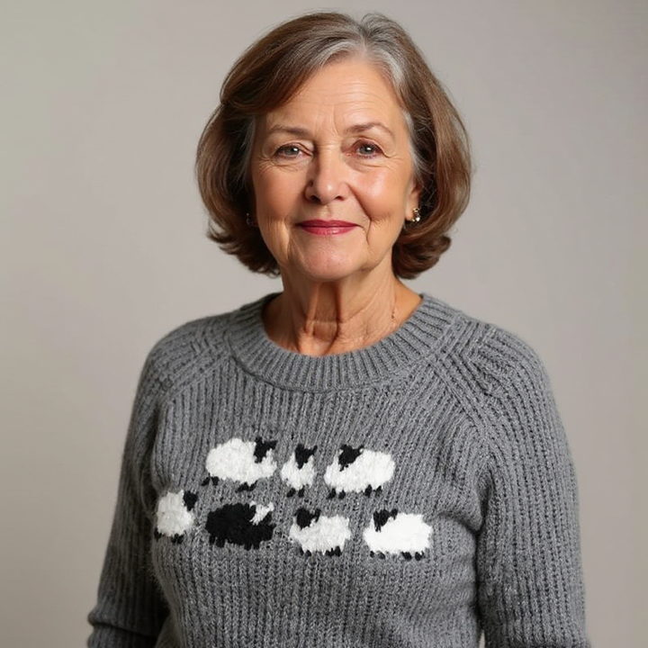 Laera & Cole - Classic Icelandic Wool Knit Sweater
