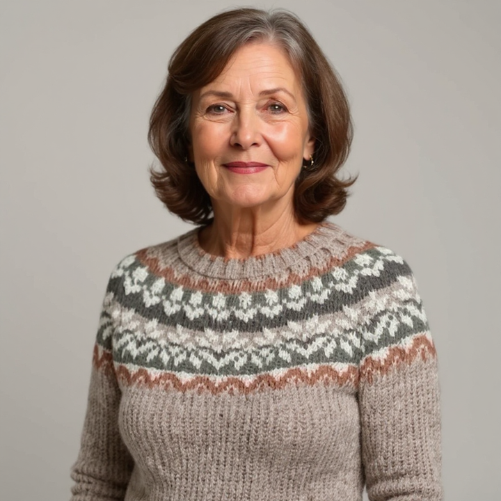 Laera & Cole - Classic Icelandic Wool Knit Sweater