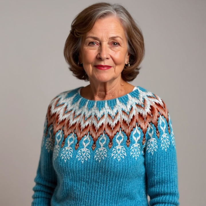 Laera & Cole - Classic Icelandic Wool Knit Sweater