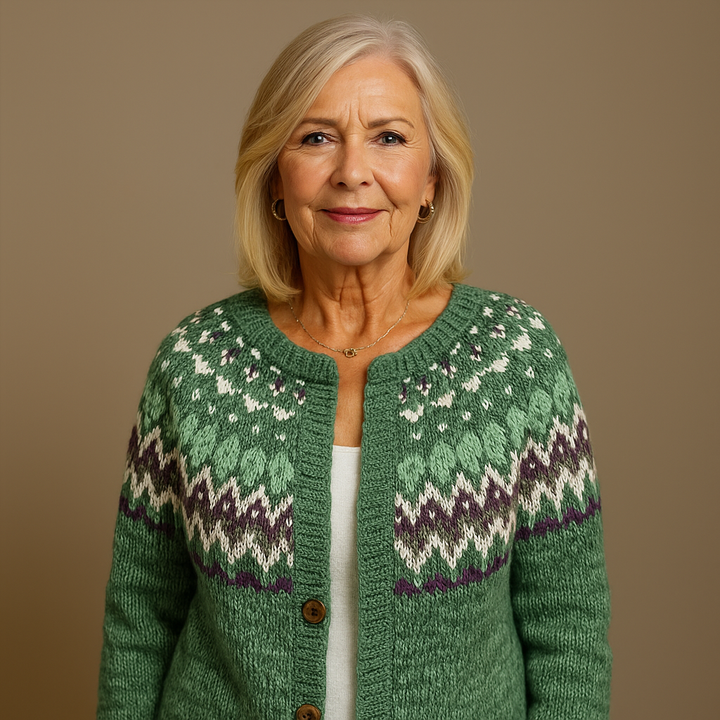 Laera & Cole - Retro Icelandic Wool Cardigan