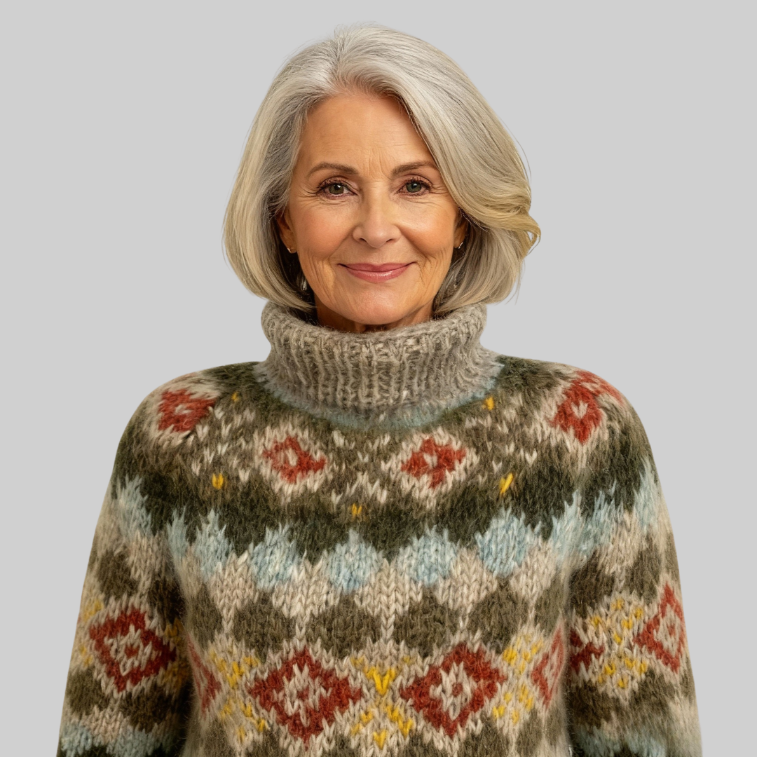 Laera & Cole - Classic Icelandic Wool Knit Sweater