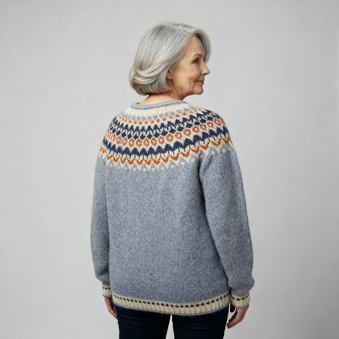 Laera & Cole - Classic Icelandic Wool Knit Sweater