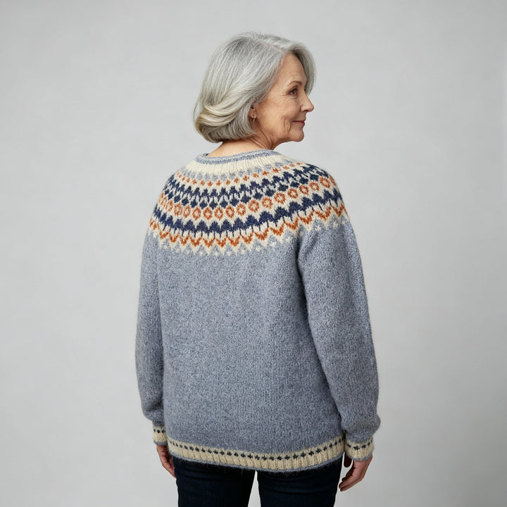 Laera & Cole - Classic Icelandic Wool Knit Sweater