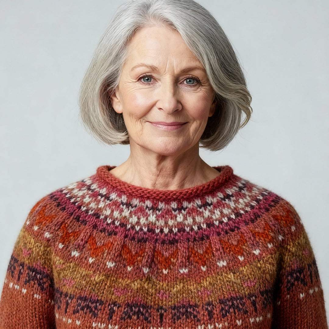 Laera & Cole - Classic Icelandic Wool Knit Sweater