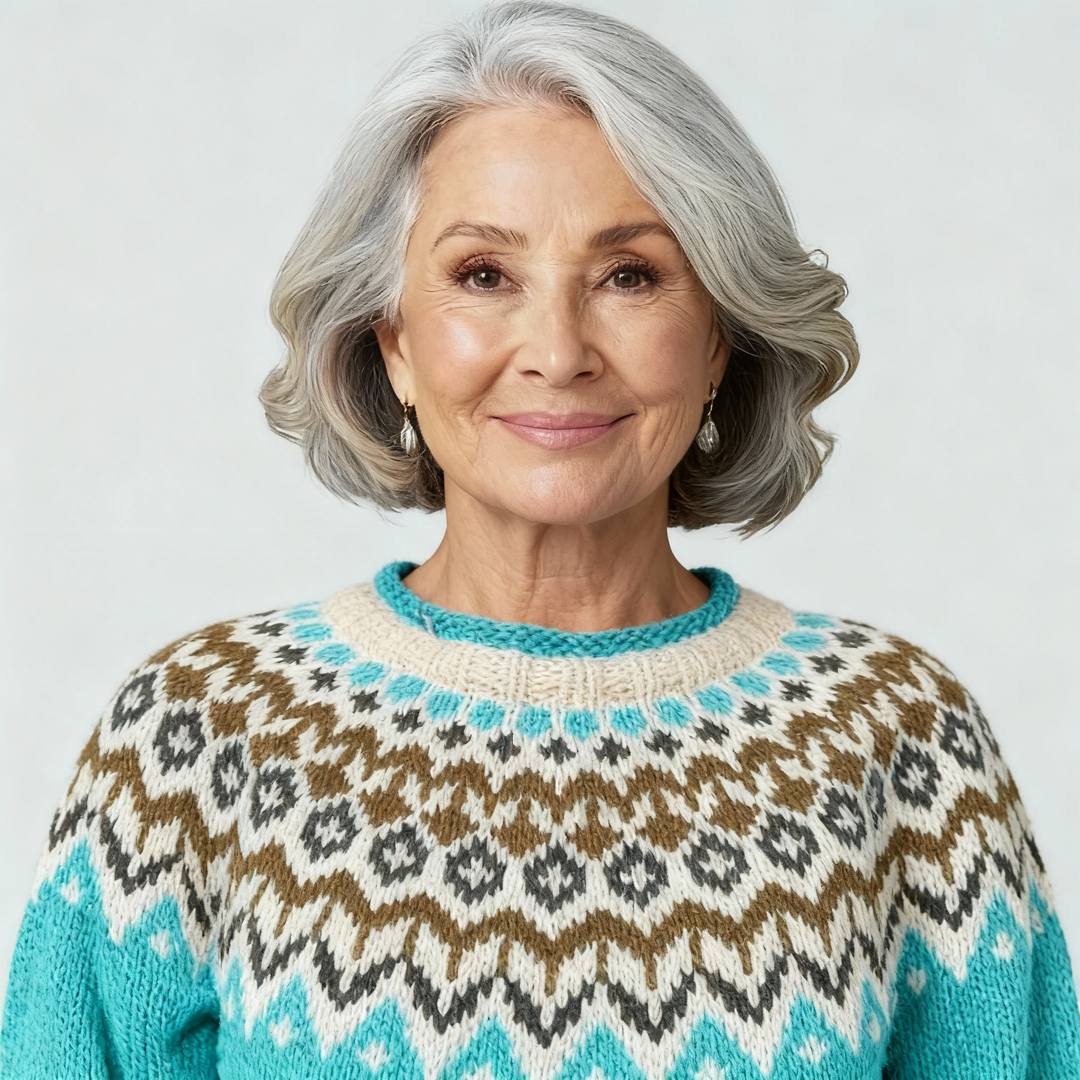 Laera & Cole - Classic Icelandic Wool Knit Sweater