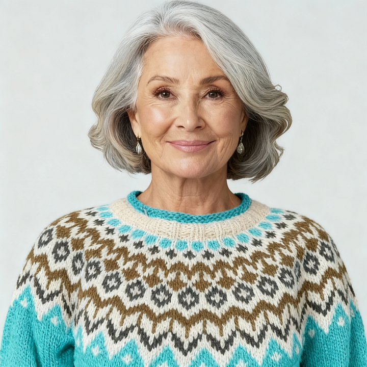 Laera & Cole - Classic Icelandic Wool Knit Sweater