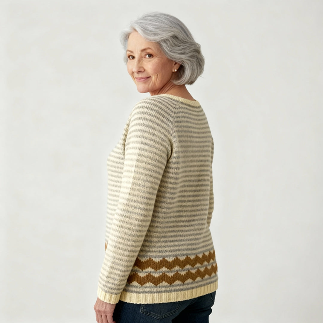 Laera & Cole - Classic Icelandic Wool Knit Sweater