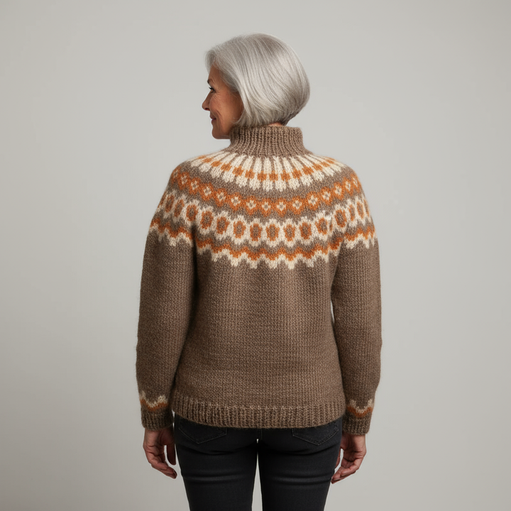 Laera & Cole - Classic Icelandic Wool Knit Sweater