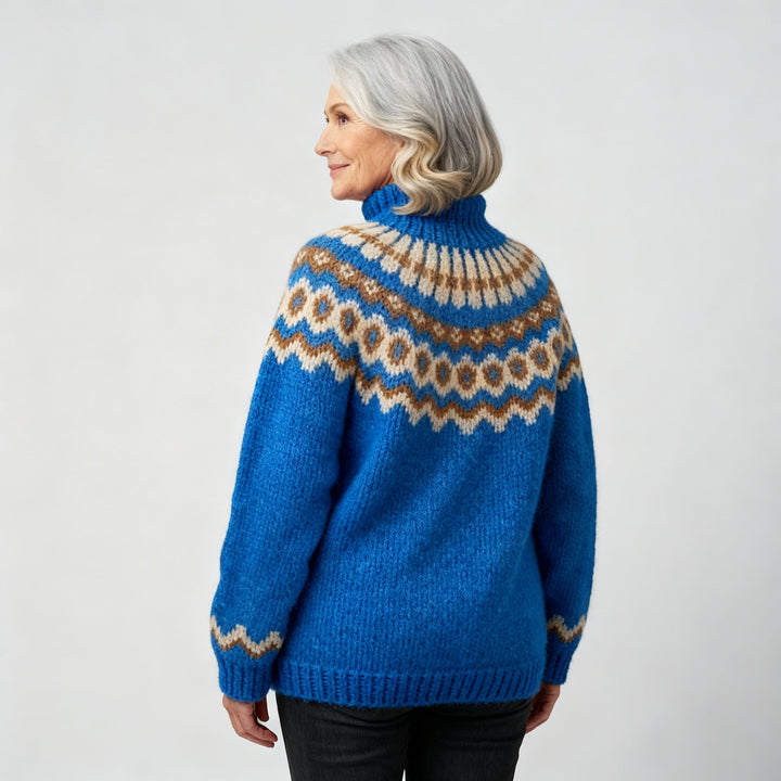 Laera & Cole - Classic Icelandic Wool Knit Sweater