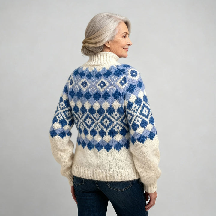 Laera & Cole - Classic Icelandic Wool Knit Sweater