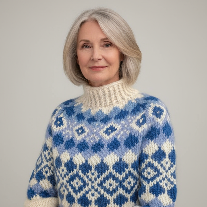 Laera & Cole - Classic Icelandic Wool Knit Sweater