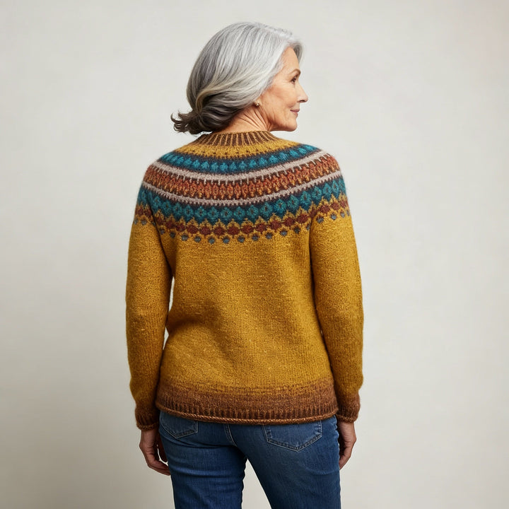 Laera & Cole - Classic Icelandic Wool Knit Sweater
