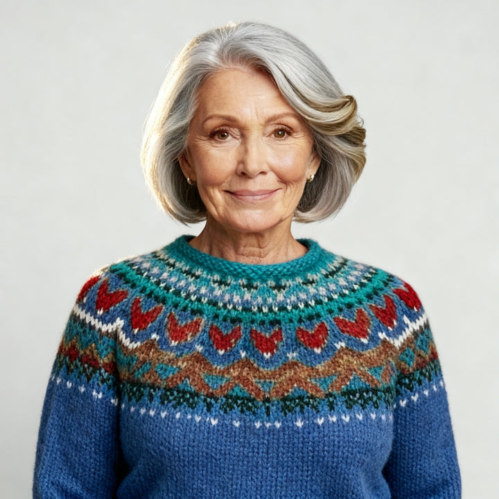 Laera & Cole - Classic Icelandic Wool Knit Sweater