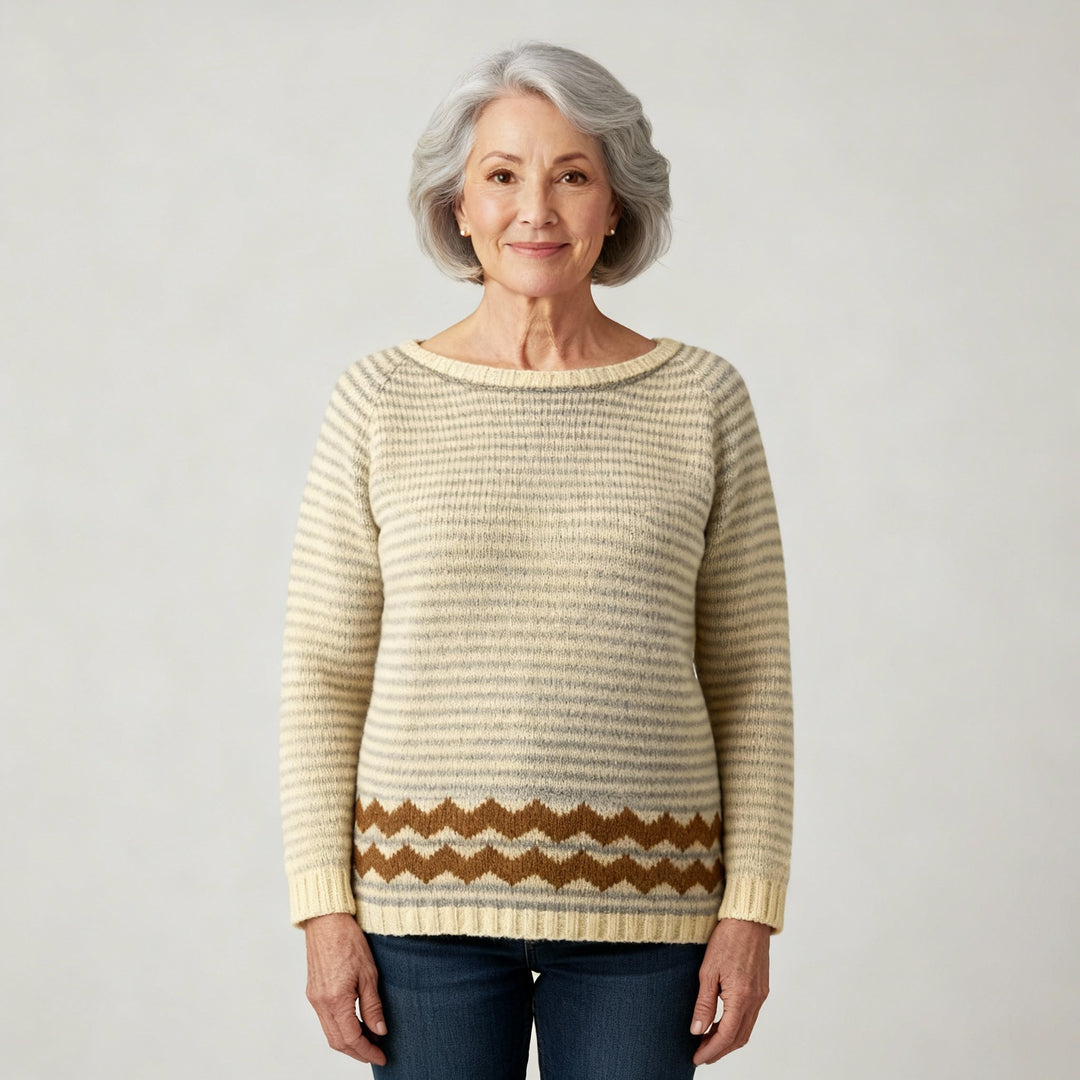 Laera & Cole - Classic Icelandic Wool Knit Sweater