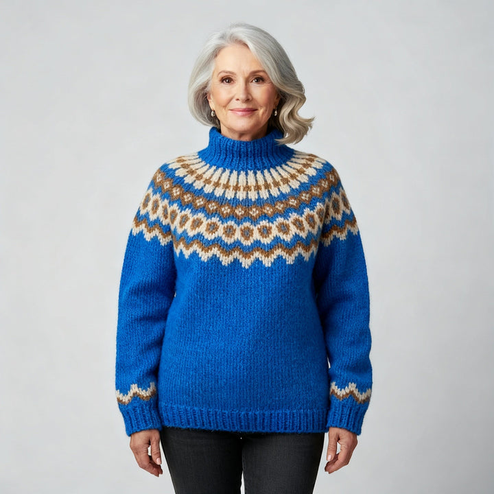 Laera & Cole - Classic Icelandic Wool Knit Sweater