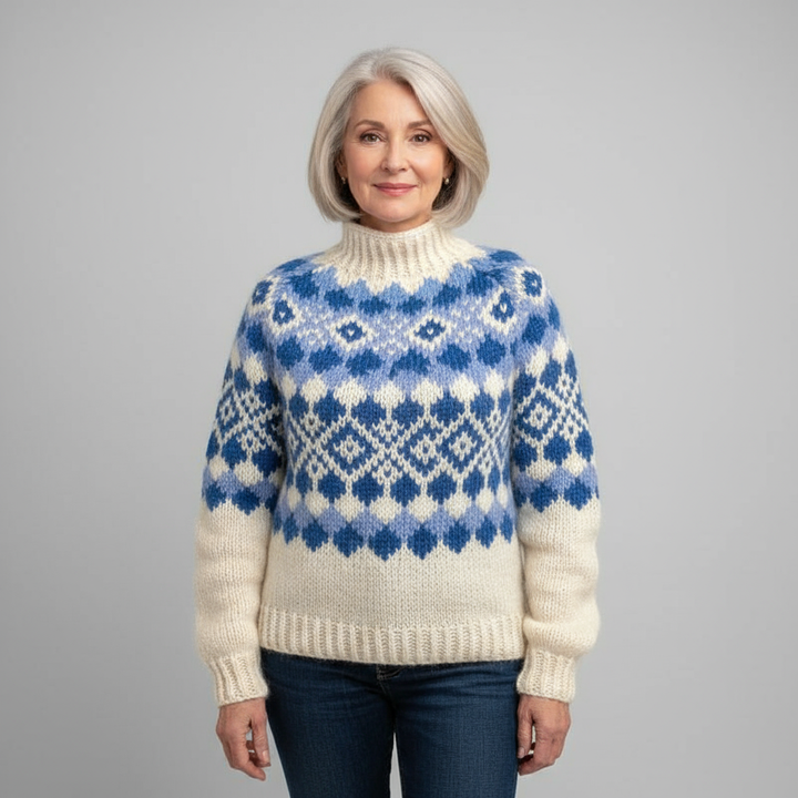 Laera & Cole - Classic Icelandic Wool Knit Sweater