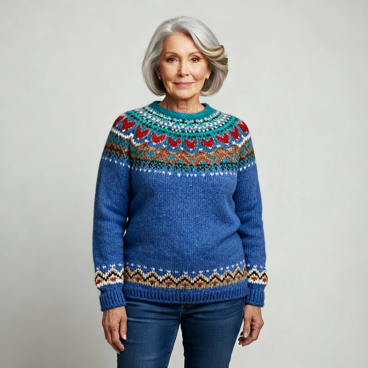 Laera & Cole - Classic Icelandic Wool Knit Sweater