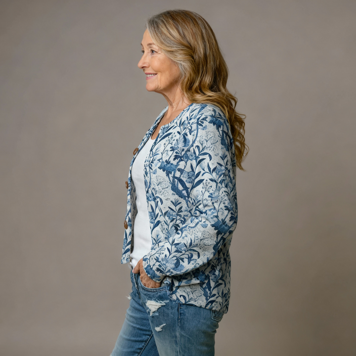 Mary | Floral Design Cardigan
