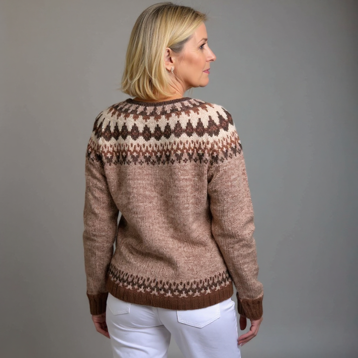 Laera & Cole  - Retro Icelandic Wool Cardigan