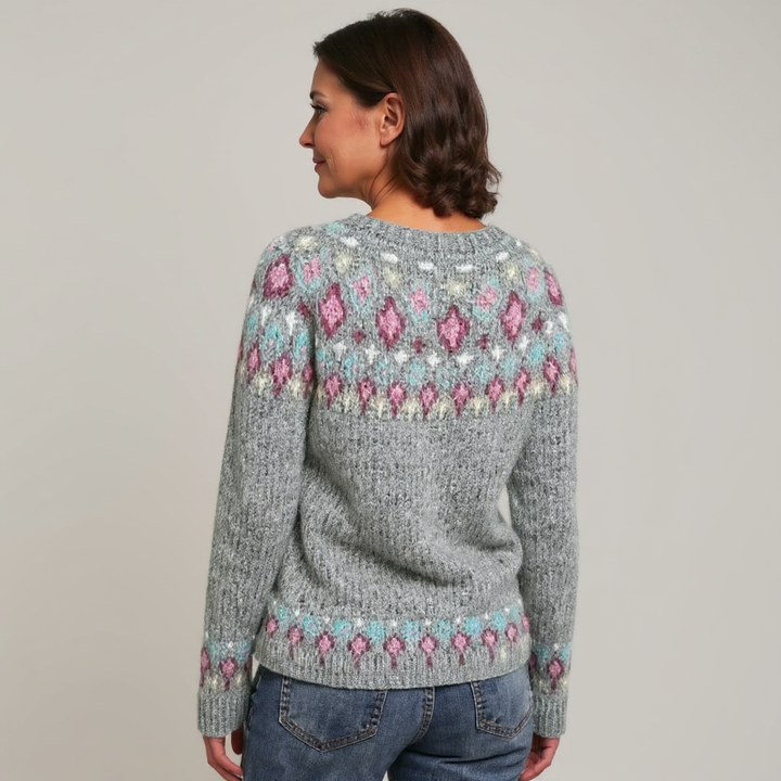 Laera & Cole - Classic Icelandic Wool Knit Sweater