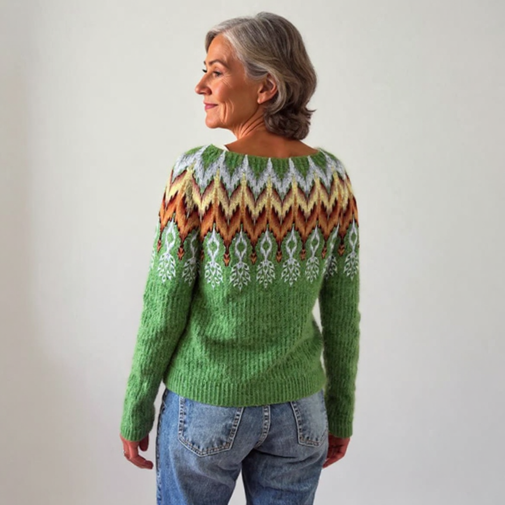 Laera & Cole - Classic Icelandic Wool Knit Sweater