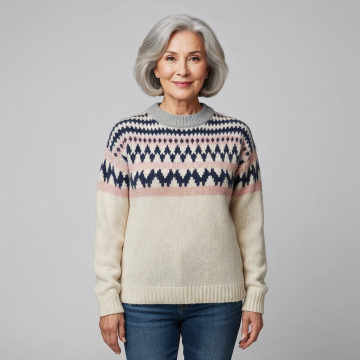 Laera & Cole - Classic Icelandic Wool Knit Sweater