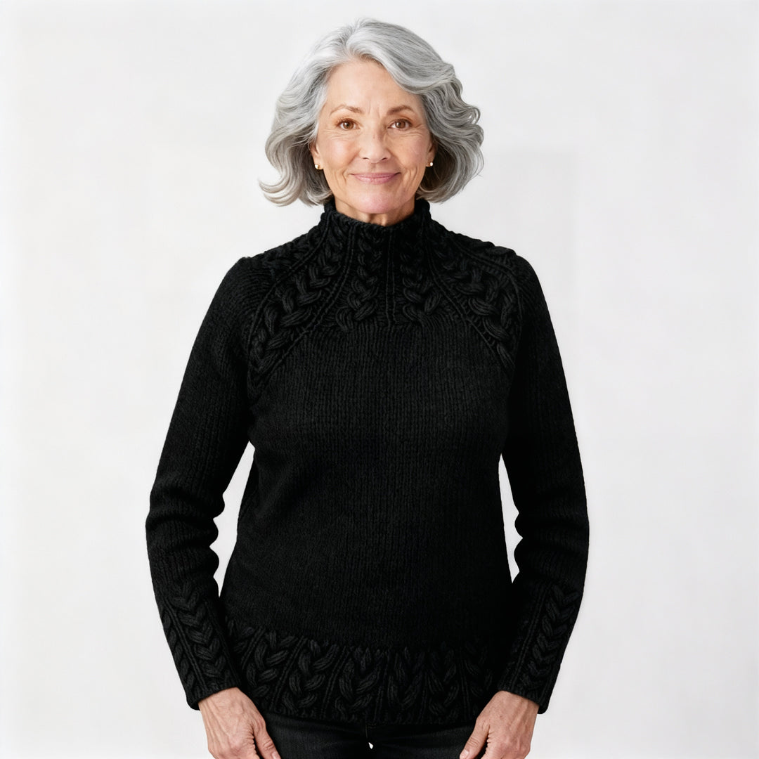 Laera & Cole - Classic Icelandic Wool Knit Sweater